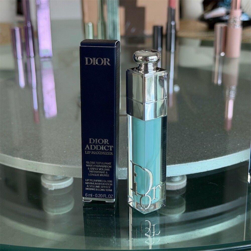 Dior Addict Lip Maximizer Lip Plumper Gloss 065 Icy Blue 6ml With Box